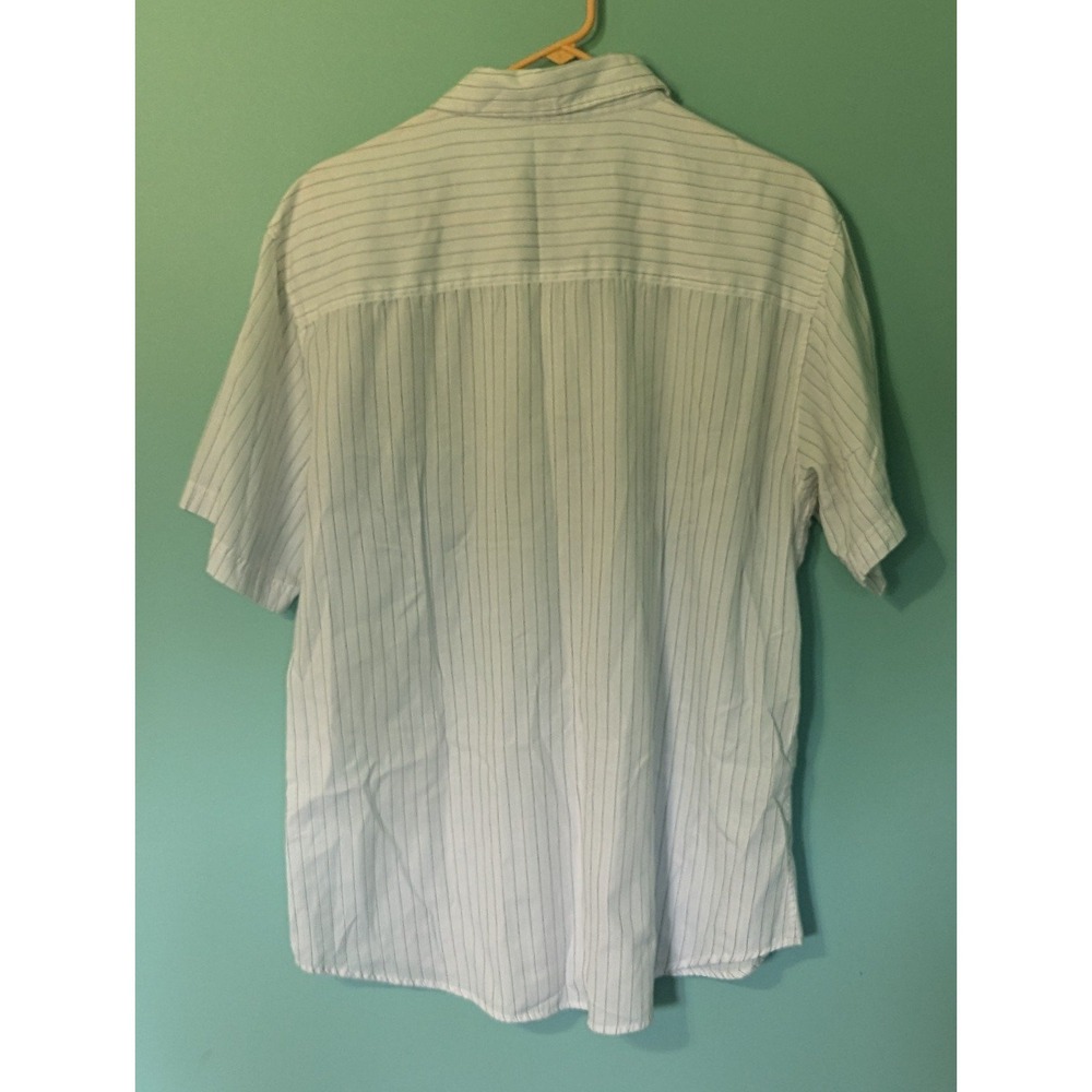 Michael Kors Machine Button Up Short Sleeve Shirt Size Large - Picture 6 of 9